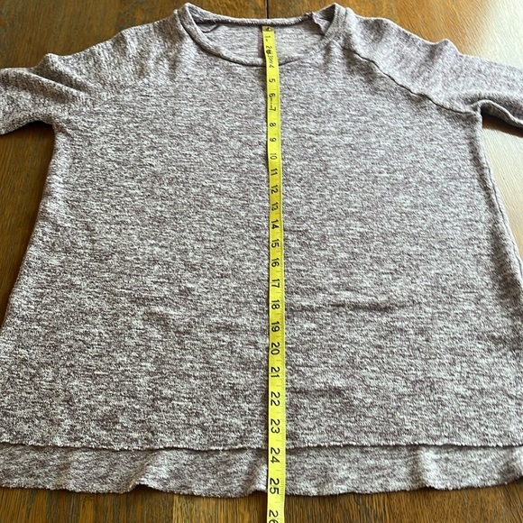 American Eagle Soft and Sexy Plush Size Small Scoop Neck Long Sleeves Raw Hem - Picture 5 of 12